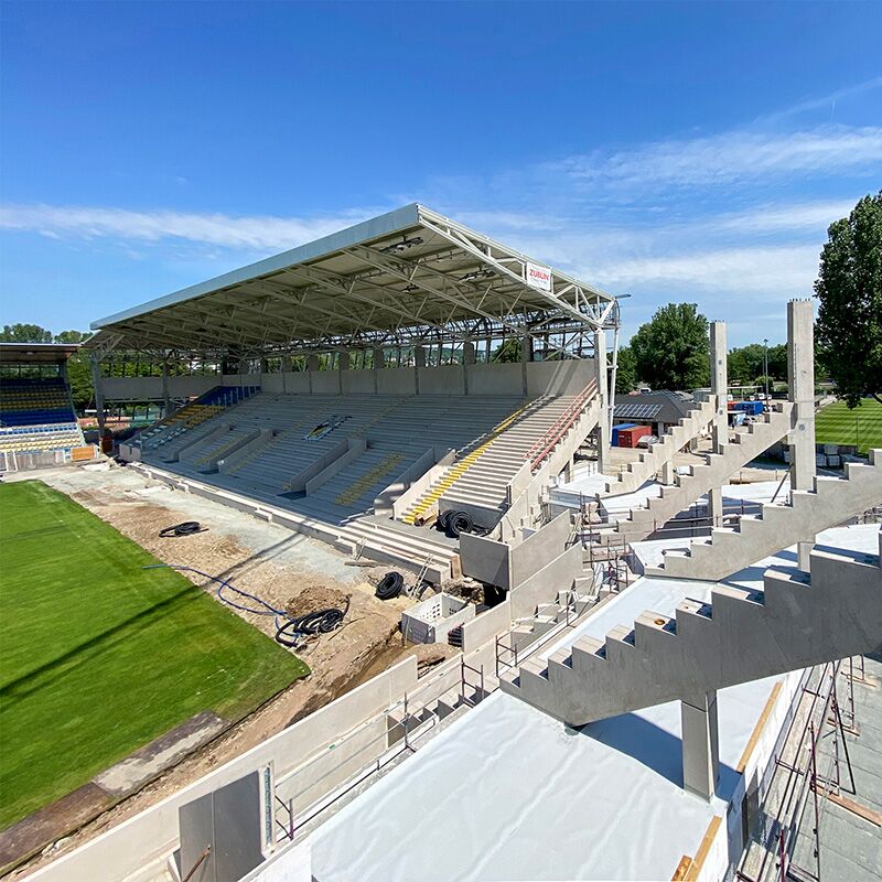 Tragwerksplanung von BCH: Ernst Abbe Stadion Jena